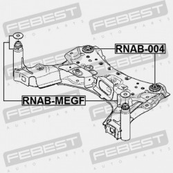 VÁZPERSELY RENAULT MEGANE III 2008.09-2016.07 [EU]. 544012717R