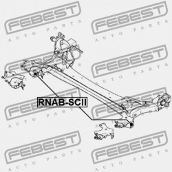 HÁTSÓ GERENDA PERSELY RENAULT MEGANE II 2002-2008 8200038243