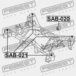 HÁTSÓ GERENDA PERSELY SUBARU LEGACY B13 2003.01-2009.04 JP 20152-AG060