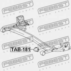 HÁTSÓ GERENDA PERSELY TOYOTA VITZ NCP1,SCP1 1999.01-2005.01 JP 48725-52020