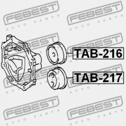 HÁTSÓ DIFFERENCIÁLMŰ PÁRNA TOYOTA CRESTA GX90,JZX9,LX90,SX90 1992.10-1996.09 JP 41651-22060