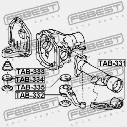 DIFFERENCIÁLMŰ TARTÓ PERSELY TOYOTA LAND CRUISER 100 HDJ100,UZJ100 1998.01-2007.08 EU 41653-60020