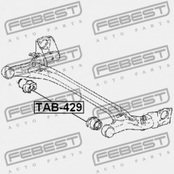 HÁTSÓ GERENDA PERSELY TOYOTA VISTA/VISTA ARDEO AZV5,SV5,ZZV50 1998.06-2003.07 JP 48725-32280