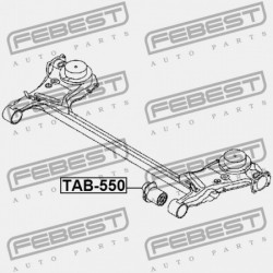 HÁTSÓ GERENDA PERSELY TOYOTA BB QNC2 2006.01- JP 48725-B1050