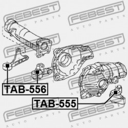 DIFFERENCIÁLMŰ TARTÓ PERSELY TOYOTA LAND CRUISER URJ202,UZJ200,VDJ200 2007.09- EU 52380-60080