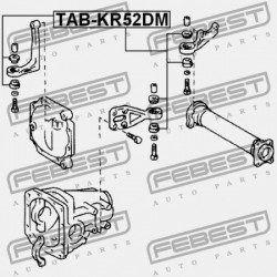 DIFFERENCIÁLMŰ ELSŐ PÁRNA TOYOTA ESTIMA TCR1,2 1990.05-1999.12 JP 41651-28050