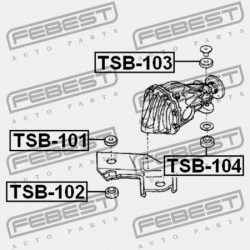 DIFFERENCIÁLMŰ PERSELY TOYOTA CAMI J100E,J102E,J122E 1999.05-2005.12 JP 41198-87403