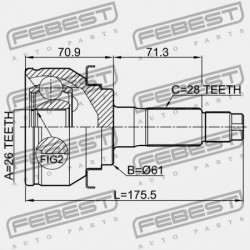 KÜLSŐ CSUKLÓ FORD EXPLORER KÁD 2011-2013 LEHET 1749219