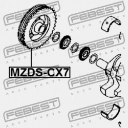 FORGATTYÚS TENGELY SZÍJTÁRCSA MAZDA 3 BK 2003-2006 EU L3K9-11-400