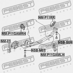 ELSŐ MOTORPÁRNA NISSAN PRIMERA P11E 1996.06-2002.01 EL 11271-70J01