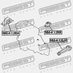 JOBB OLDALI MOTORPÁRNA (HIDRAULIKUS) NISSAN NOTE UK MÁRKA E11E 2006.01-2013.08 EL 11210-AX60A