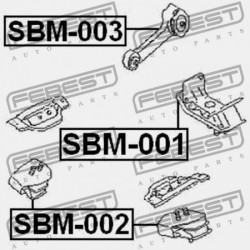 ELÜLSŐ MOTORPÁRNA SUBARU IMPREZA G11 2000.02-2007.04 JP 41022-FA090
