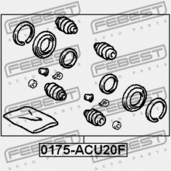 JAVÍTÓKÉSZLET, ELSŐ FÉKNYEREG TOYOTA KLUGER L/V ACU2,MCU2 2000.11-2007.05 JP 04479-48020