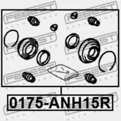 JAVÍTÓKÉSZLET, HÁTSÓ FÉKNYEREG TOYOTA ALPHARD MNH10 2003.12-2008.04 GR 04479-28170