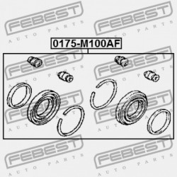 JAVÍTÓKÉSZLET, ELSŐ FÉKNYEREG TOYOTA DUET M100A,M101A,M110A,M111A 1998.09-2004.05 JP 04479-97201