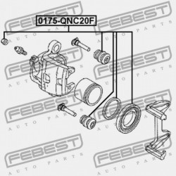 JAVÍTÓKÉSZLET, ELSŐ FÉKNYEREG TOYOTA PASSO KGC1,QNC10 2004.05-2010.02 JP 04478-B2080