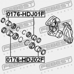 ELSŐ FÉKNYEREG DUGATTYÚ TOYOTA LAND CRUISER 100 UZJ100 1998.01-2007.08 EU 47732-60020