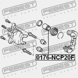 ELSŐ FÉKNYEREG DUGATTYÚ TOYOTA VITZ NCP1,SCP1 1999.01-2005.01 JP 47731-52010
