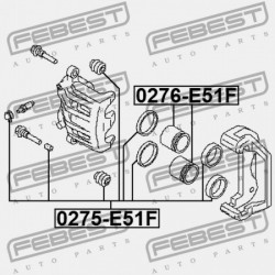 JAVÍTÓKÉSZLET, ELSŐ FÉKNYEREG NISSAN PRESAGE U31 2003.06-2009.09 JP AY600-NS043