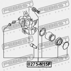 JAVÍTÓKÉSZLET, ELSŐ FÉKNYEREG NISSAN WINGROAD/AD Y11 1999.05-2008.10 JP 41120-40F27