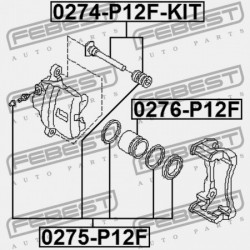 ELSŐ FÉKNYEREG DUGATTYÚ NISSAN ALMERA UK MÁRKA N16E 2000.02-2006.11 EL 41121-71J00