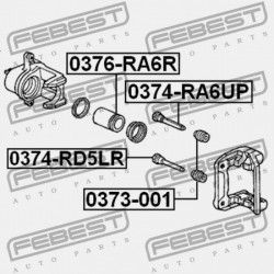 HÁTSÓ FÉKNYEREG VEZETŐ PERSELY KIVONT VEZETŐ PERSELYE 43235-SD2-931