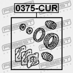 JAVÍTÓKÉSZLET, HÁTSÓ FÉKNYEREG HONDA STREAM ALMAS RN1 2001-2006 JP 01473-SZ3-A00