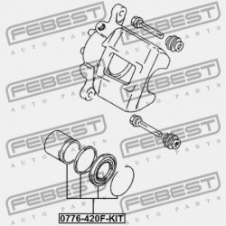 ELSŐ FÉKNYEREG DUGATTYÚ JAVÍTÁS SUZUKI BALENO/ESTEEM SY413/SY415/SY416/SY418/SY419 1995-2001 55840-54G00
