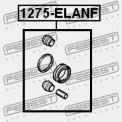 JAVÍTÓKÉSZLET, ELSŐ FÉKNYEREG HYUNDAI ELANTRA/LANTRA 00 (2000-) CIS 58102-28B00
