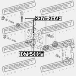 JAVÍTÓKÉSZLET, ELSŐ FÉKNYEREG VOLKSWAGEN CRAFTER 2006- MEX 2E0615106B