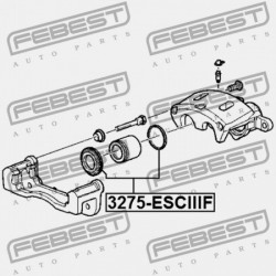 JAVÍTÓKÉSZLET, ELSŐ FÉKNYEREG CADILLAC ESCALADE (4WD) 1997- EU 25951292