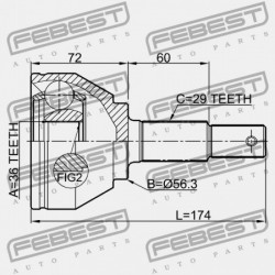 NISSAN QASHQAI J10E KÜLSŐ CSUKLÓ 2006.12-2013.12 EL 39211-JG72B