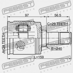 BAL BELSŐ CSUKLÓ HONDA CR-V I-DTEC RE6 2010-2011 EU 44310-STK-A10