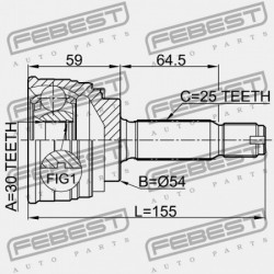 KIVONT KÜLSŐ CSUKLÓ MB837264