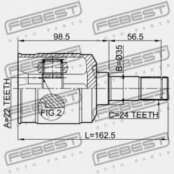 BAL BELSŐ CSUKLÓ MAZDA 323F BA 1994-1996 EU F024-25-600A