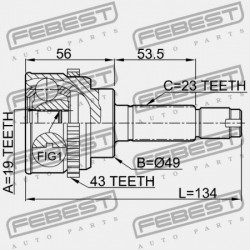 SUZUKI IGNIS RG413/RG415/RM413/RM415 KÜLSŐ CSUKLÓ 2000-2008 44101-80G10