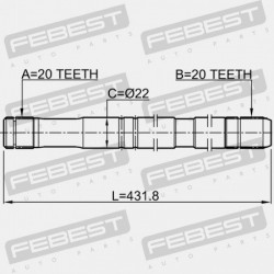 BAL FÉLTENGELY SUZUKI IGNIS RG413/RG415/RM413/RM415 2000-2008 44102-86G30
