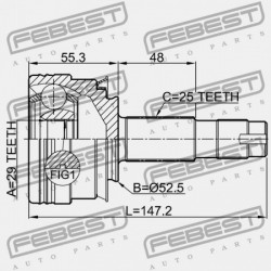 KÜLSŐ CSUKLÓ CHEVROLET AVEO/SONIC 2012- EU 95228797