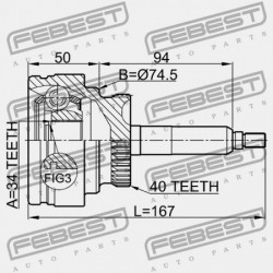 SSANG YONG REXTON 2001-2013 KÜLSŐ CSATLAKOZÓ 4130009002