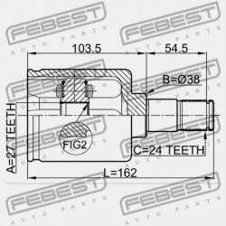 JOBB BELSŐ CSUKLÓ MERCEDES BENZ S-OSZTÁLY 220 4 MATIC 2002-2005 A2033300801