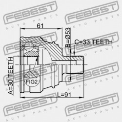 KIVONT KÜLSŐ CSUKLÓ 893498099F