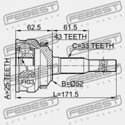 KIVONT KÜLSŐ CSUKLÓ