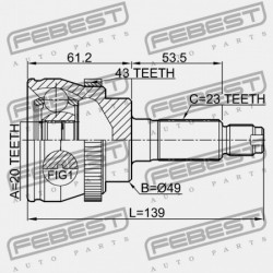 KIVONT KÜLSŐ CSUKLÓ 4700644