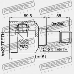 BELSŐ CSUKLÓ FORD FOCUS CB4 2008-2011 EU 1676318