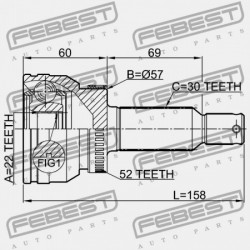 KIA SORENTO (XM) 2009-2015 HÁTSÓ KÜLSŐ CSATLAKOZÓ 49600-2P000
