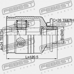 BAL OLDALI BELSŐ ÍZÜLET VISSZAHÚZVA 0K01225600D