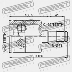 BAL BELSŐ ÍZÜLET AUDI Q3 2012- MEX 3C0498103G