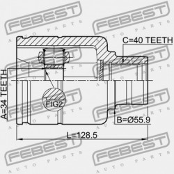 JOBB BELSŐ CSUKLÓ AUDI Q3 2012- MEX 5N0498103A