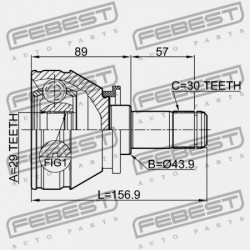 BAL BELSŐ CSUKLÓ LAND ROVER RANGE ROVER SPORT 2005-2009 IED500120