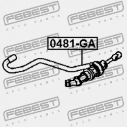 KUPLUNG FŐTENGELY MITSUBISHI LANCER CY,CZ 2007.03-2013.02 EUR 2345A044